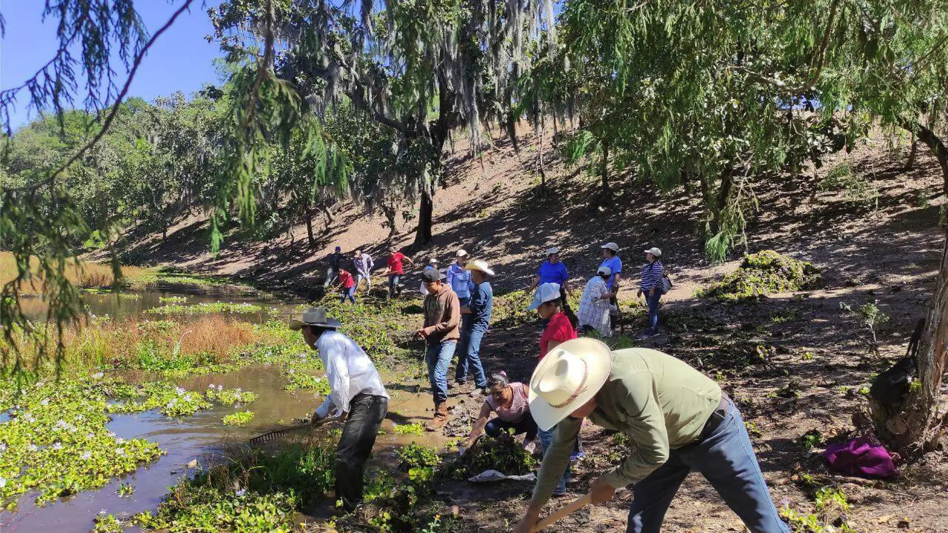 CONAGUA labores de limpieza en Rioverde (1)